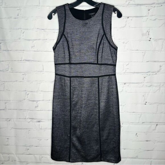 Ann Taylor size 6 black & gray dress - Picture 1 of 7